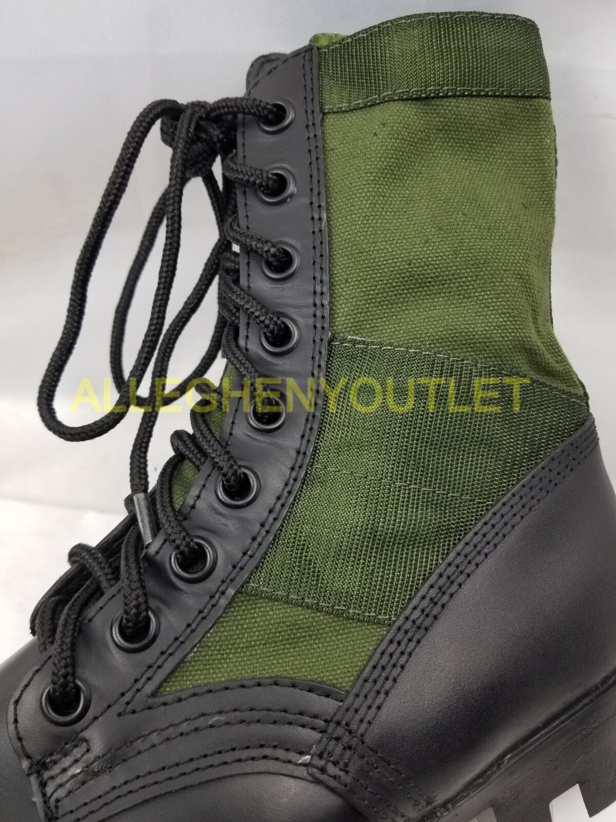 Vietnam Jungle Boots, 8″ Leather / Canvas, Military Army Tactical, MADE IN USA