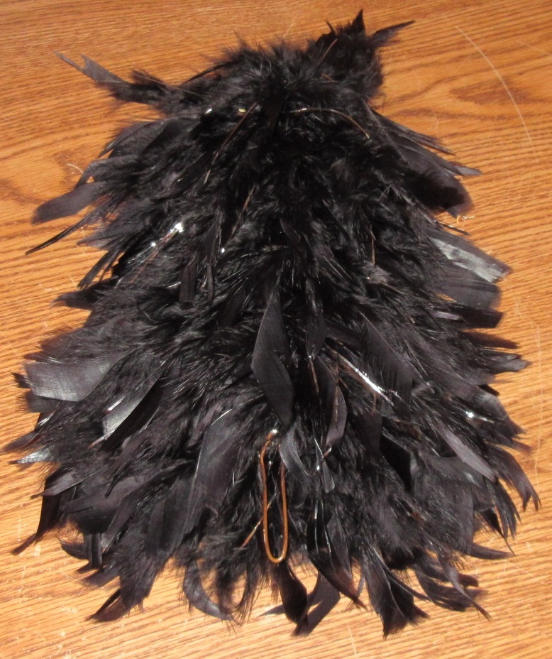 1 Black Silver Marching Band Hat Cap Shako FEATHER PLUME ONLY Used for Starburst