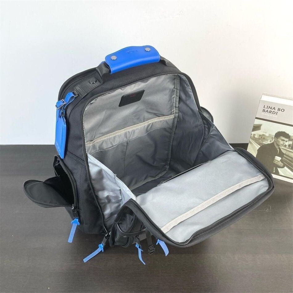 TUMI ALPHA3 Brief Pack 2603578 Blue Black Men’s Backpack Nylon Leather outlet