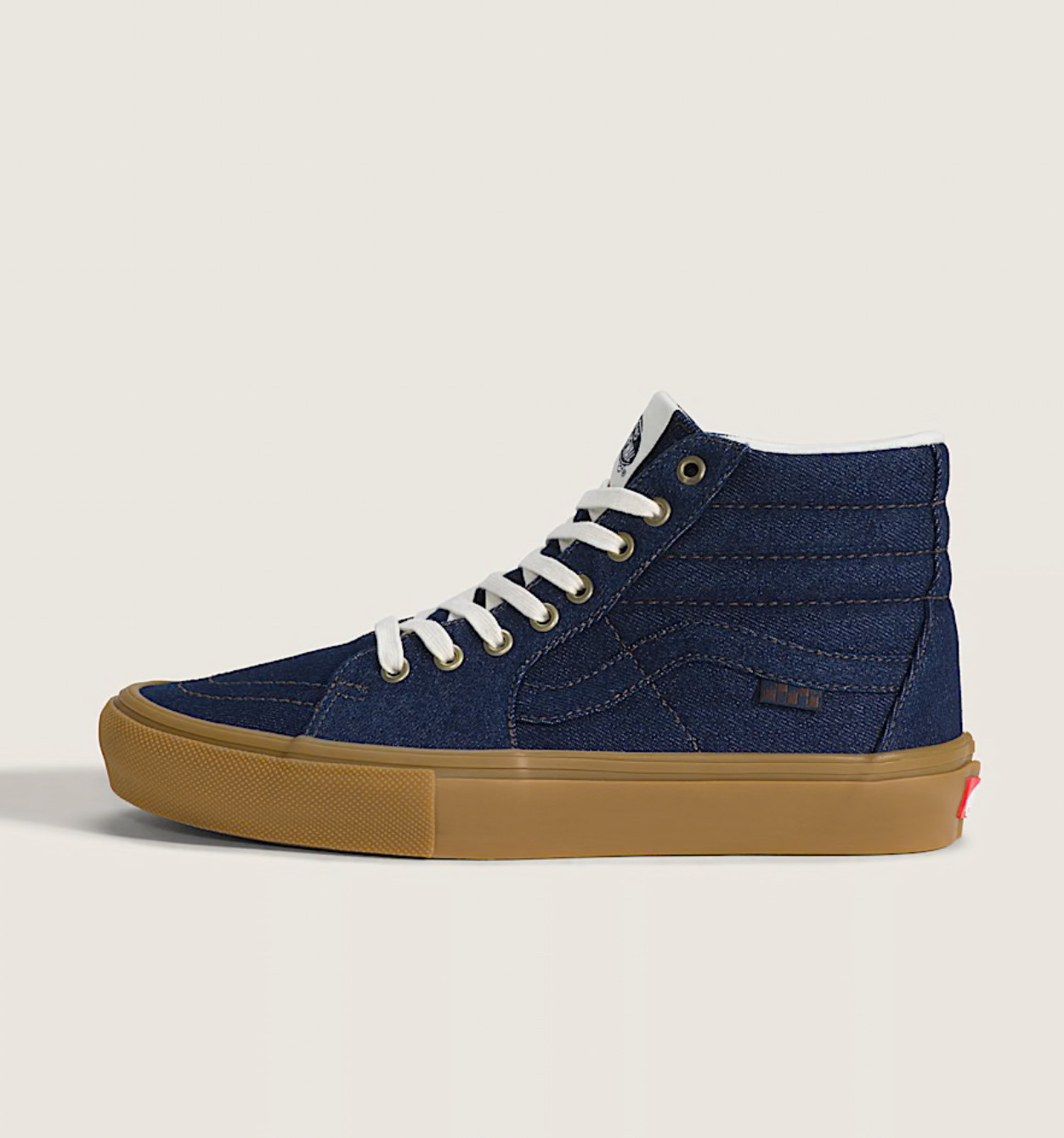 VANS Sk8-HI Denim Mens High Top Skate Shoes Sneakers Blue VN0A5FCCBJB