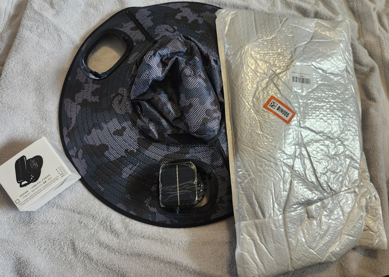 Solar Fan Bucket Hat With 2 Fans Wide Brim Rechargeable Outdoor Sun Fishing Cap