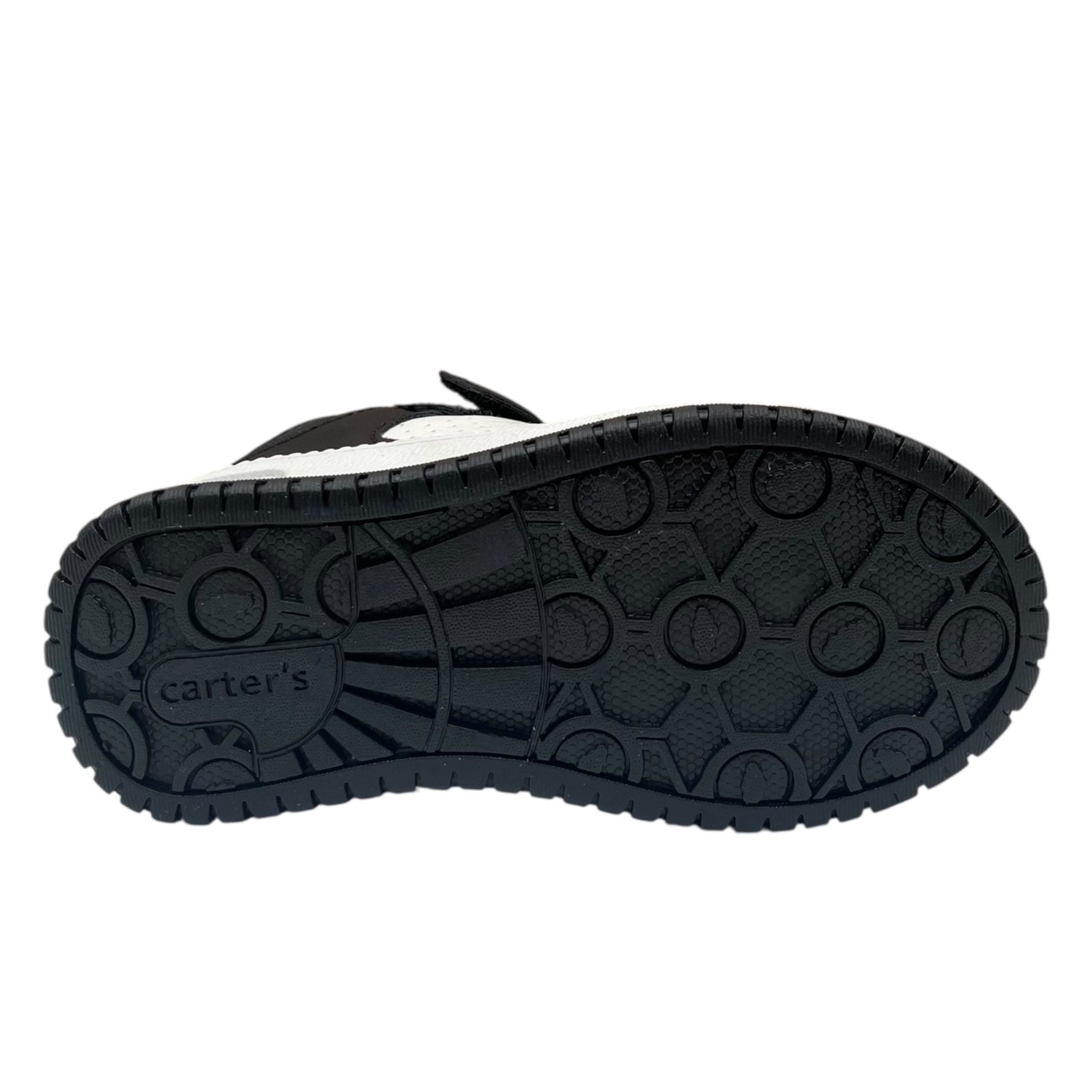Carters Little Boys Ayngel Classic Style Slip-on Sneakers Size 11 Black White