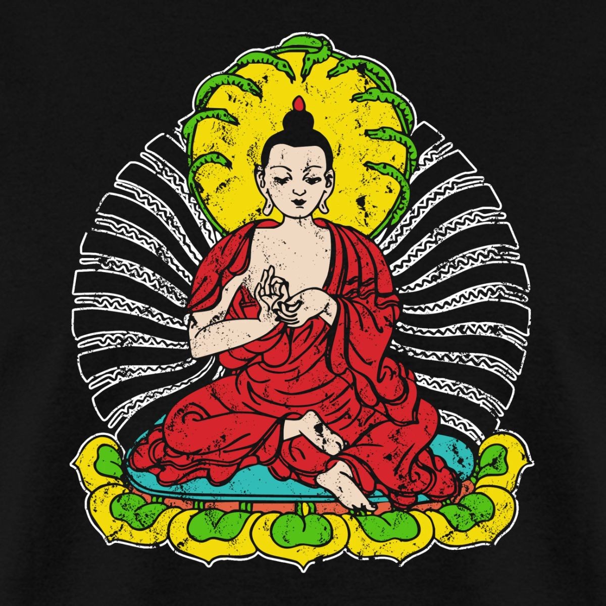 Vintage Buddha Men’s T-Shirt