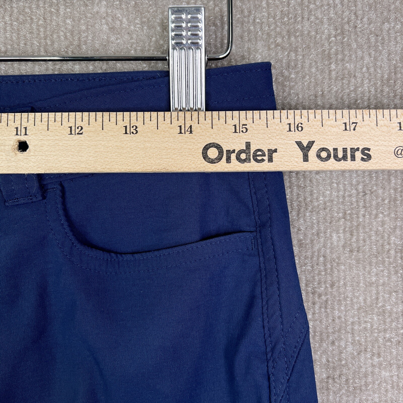 Eddie Bauer Women’s Rainier Guide Pro Capri Pants 6 Navy Blue Nylon Spandex