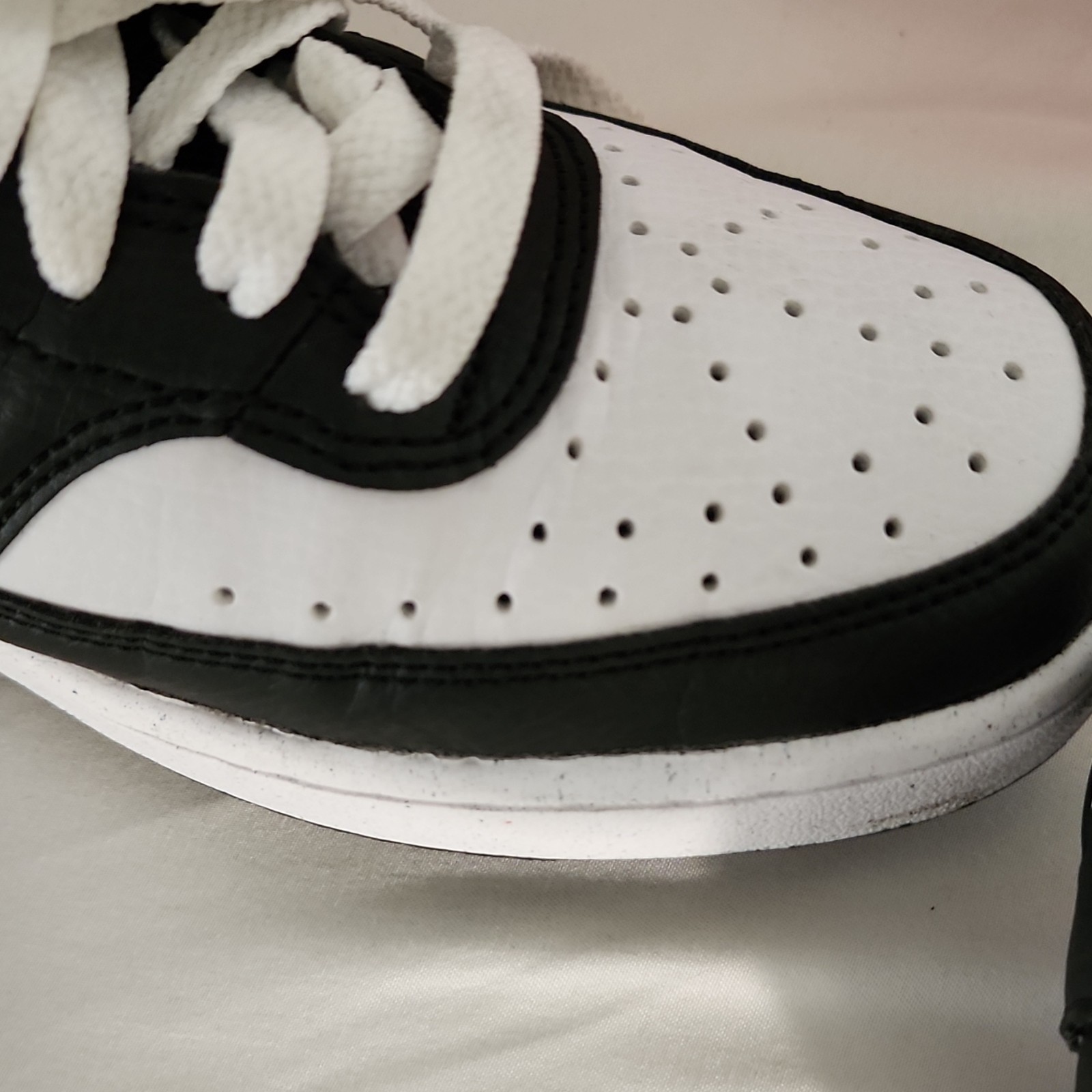 Nike Court Vision Next Nature Low Men’s Sneakers Black/White Leather DH3158-003