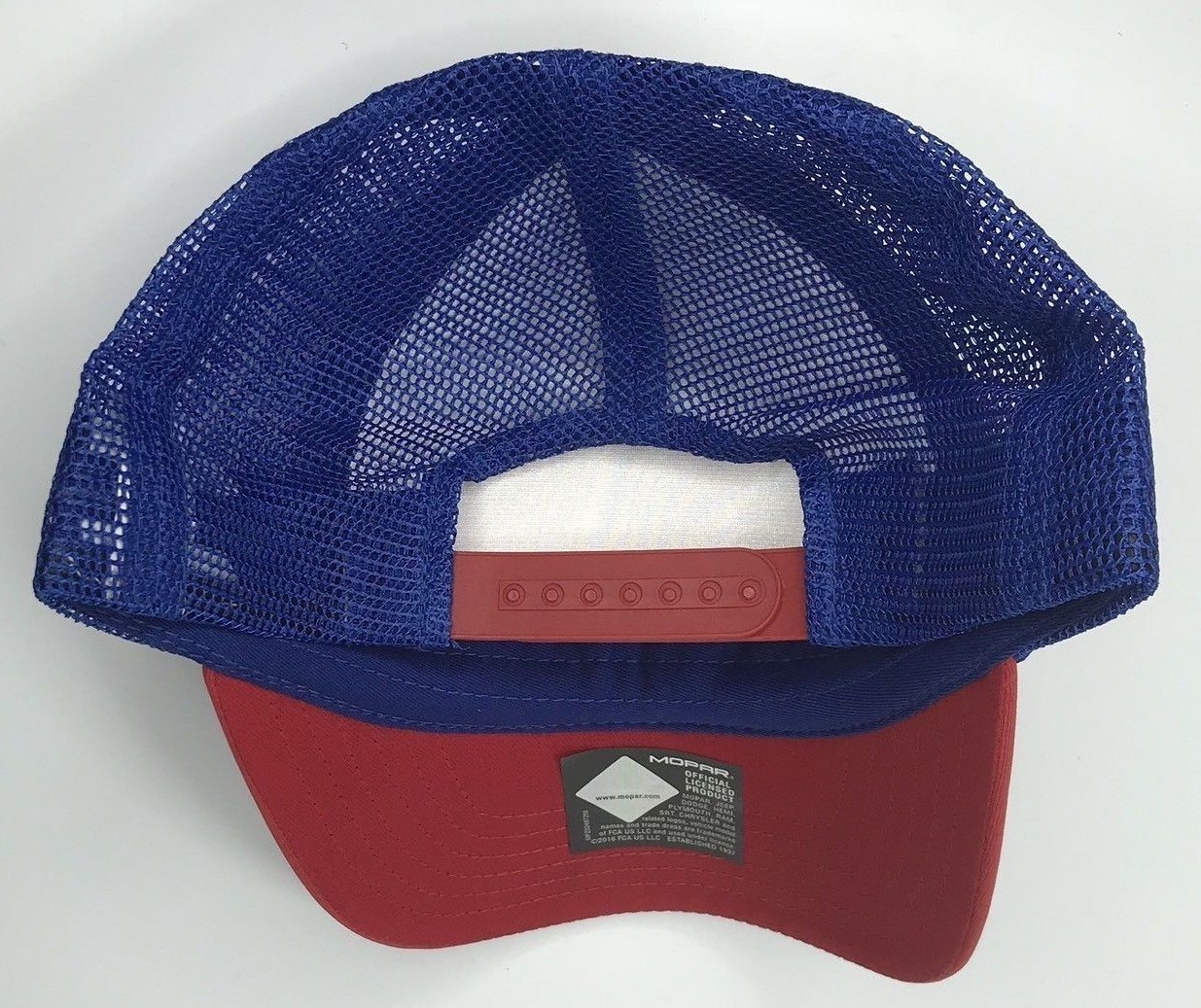 Red White & Blue Hat / Cap – Padded w/ Mesh & Red White & Blue Mopar Emblem