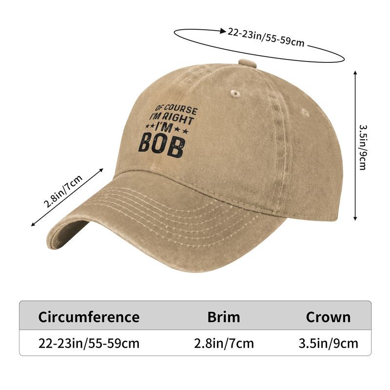 BOB Funny Letter Print Sun Hat Adjustable Unisex Baseball Cap
