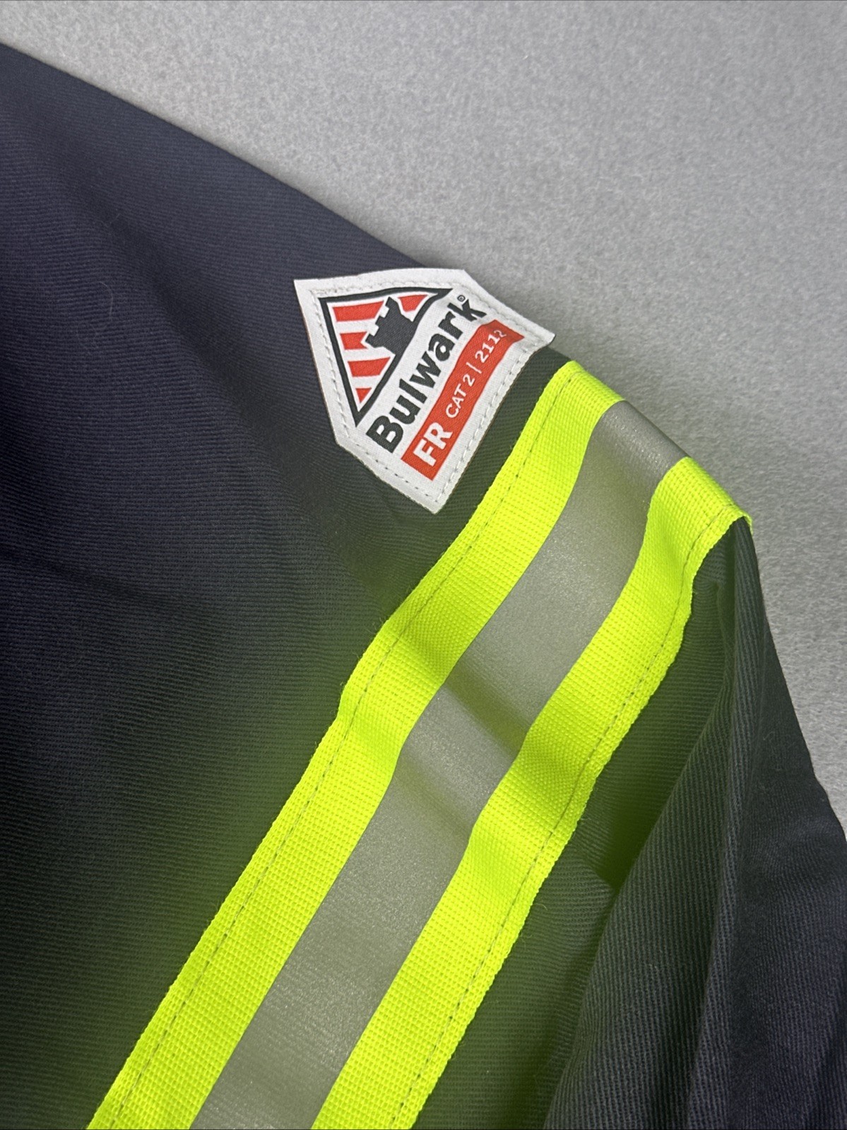Mens Bulwark FR Cat2 2112 Flame Resistant Hi Vis Reflective Work Shirt S-RG