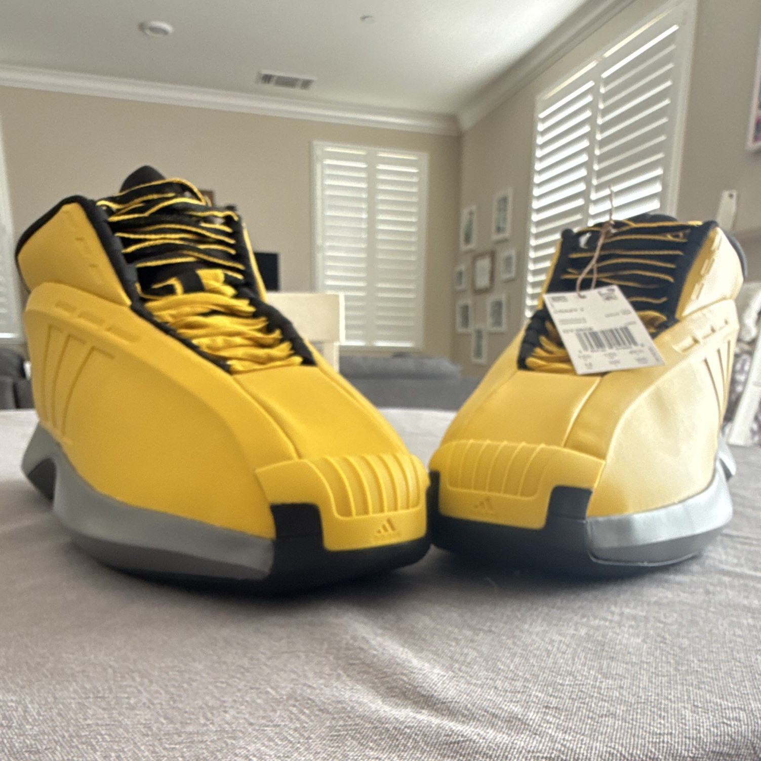 adidas Crazy 1 Sunshine Team Yellow/Iron Metallic/Core Black 2022 GY3808
