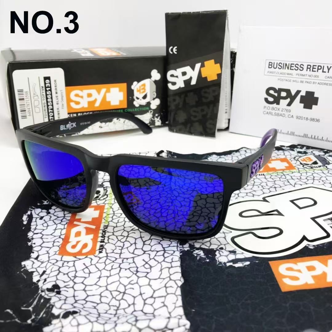 New Spy Polarized Sunglasses Men Classic Ken Block Unisex Square Original Box.
