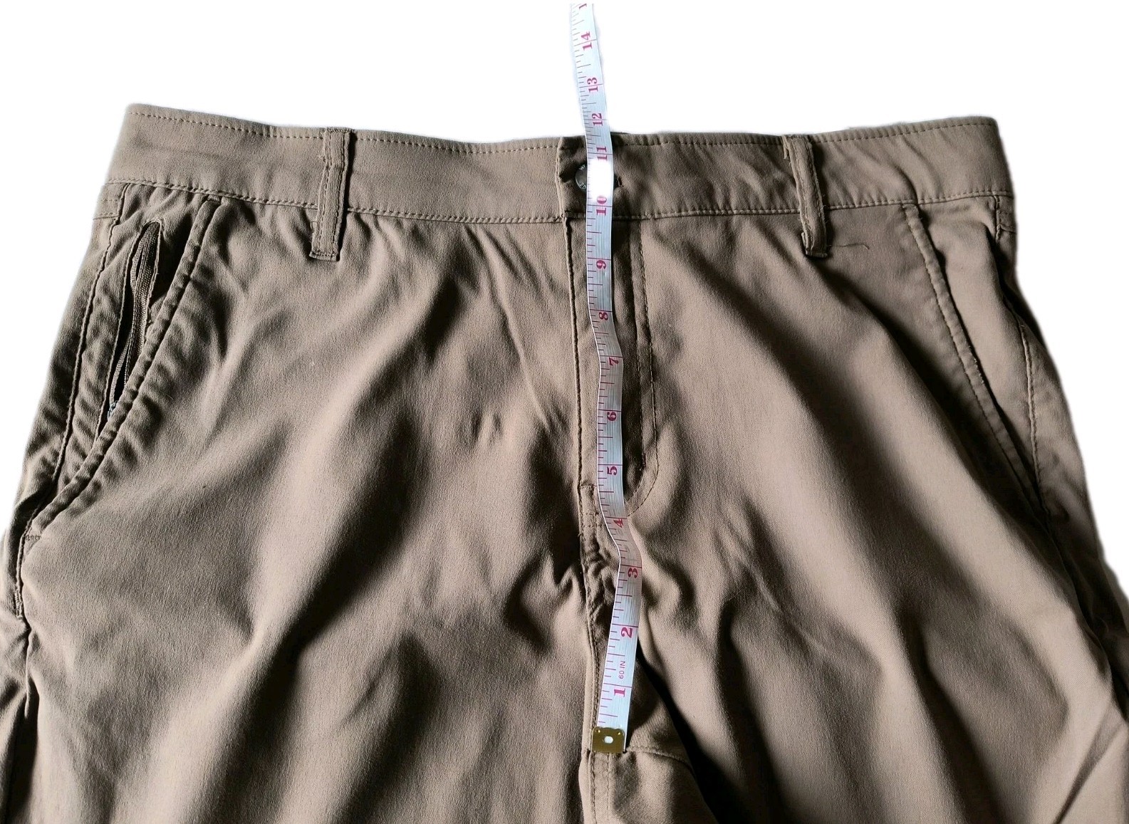 Weatherproof Vintage Men’s 34X31.5 Brown Tech Pants 95% Nylon 5% Spandex