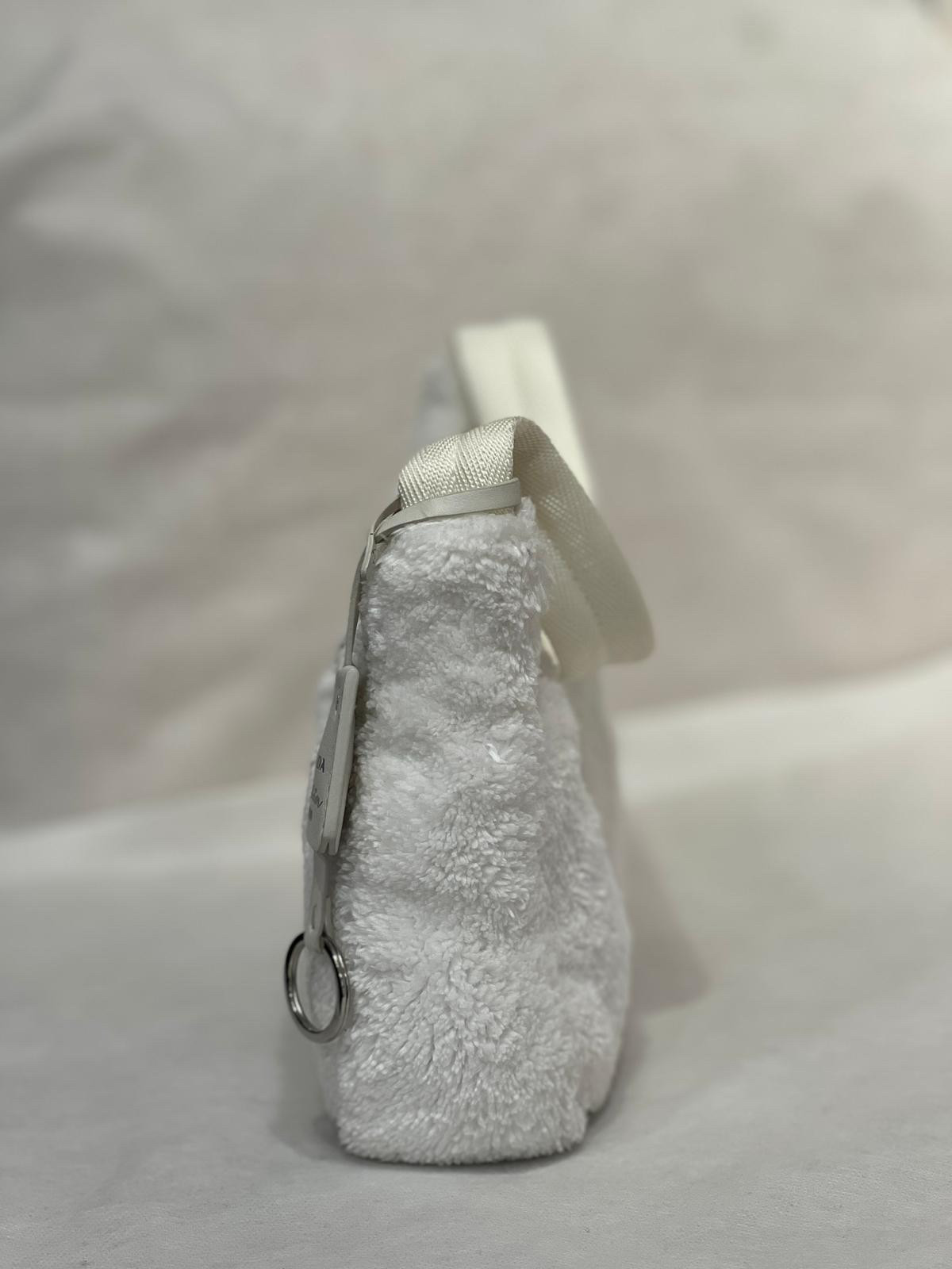 Authentic Prada Re-Edition 2000 Terry Hobo Terry Fabric Hobo Bag White eBay AG