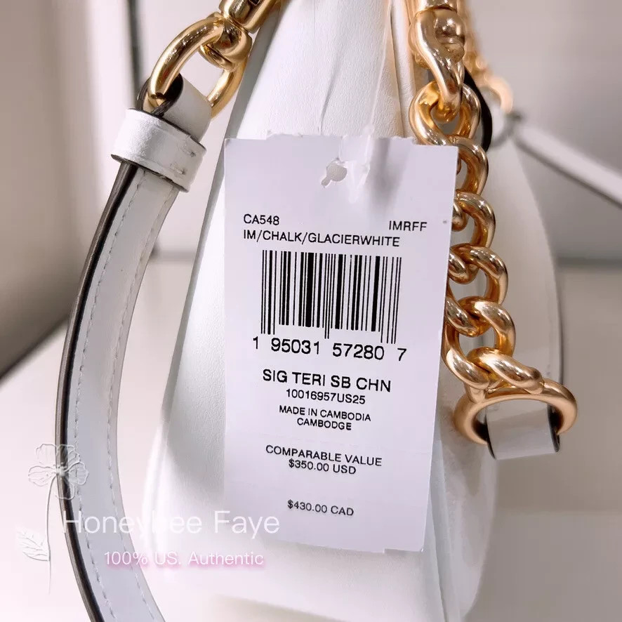 NWT Coach Teri Shoulder Bag In Signature Canvas