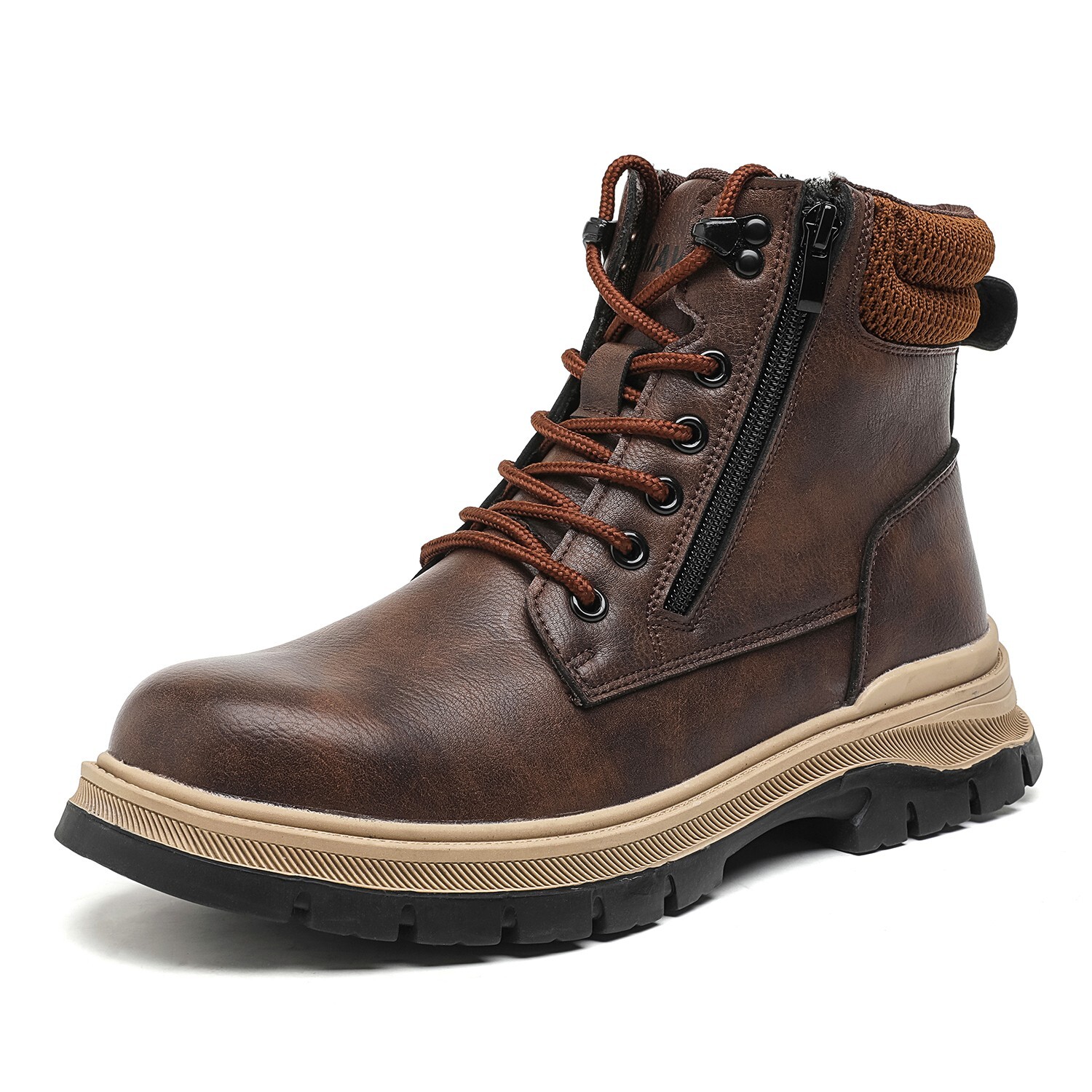 Men’s Work Safety Shoes Steel Toe Anti-Puncture waterproof Work Boots Gift