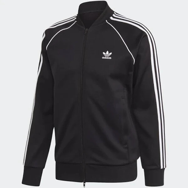 adidas Originals Men’s Superstar Track Jacket | Retro 3-Stripes Zip-Up