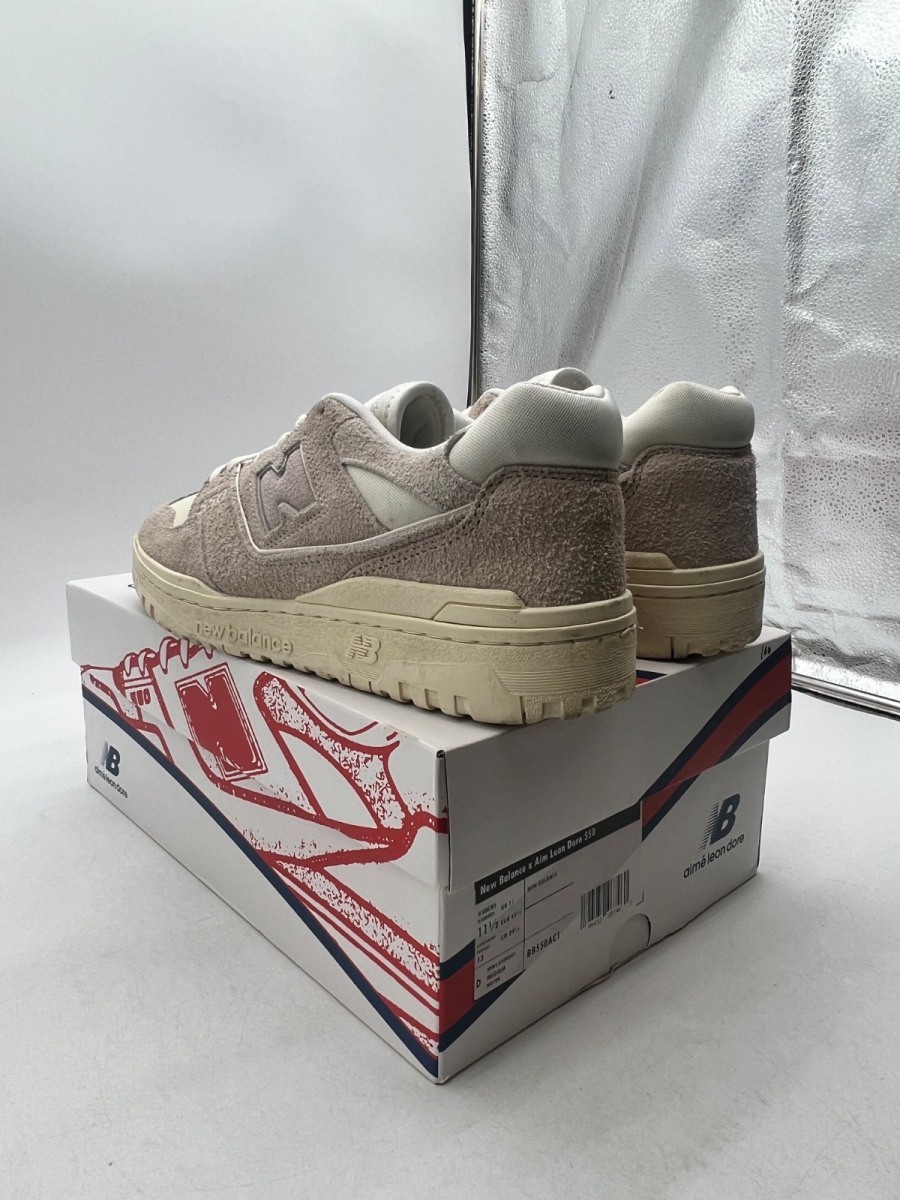 New Balance 550 Aime Leon Dore Grey Suede 11.5 (Lightly Worn Pre-Owned Size 11.5