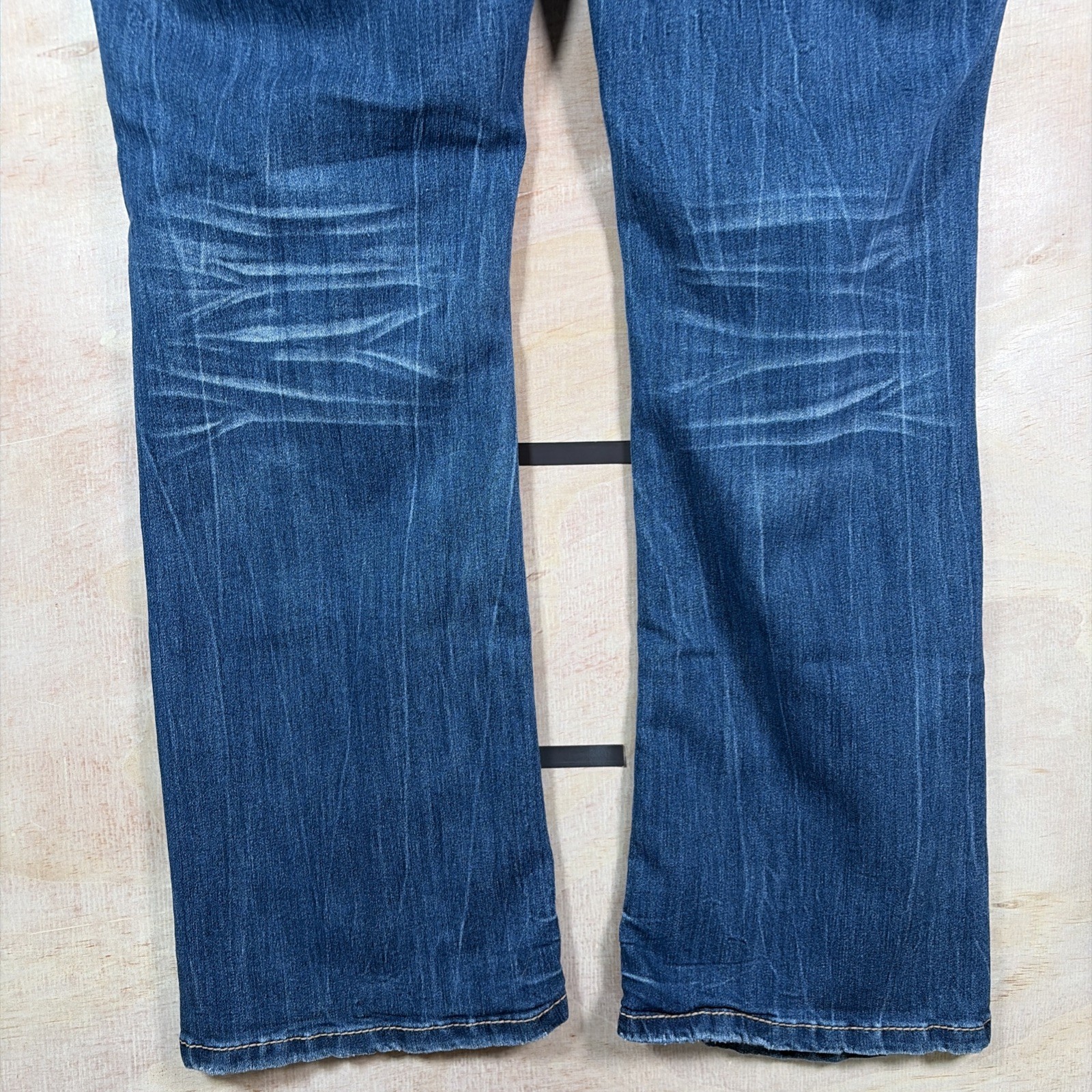 Series 31 Amethyst Jeans Womens 38×30 Blue Bootcut Pockets Embroidered