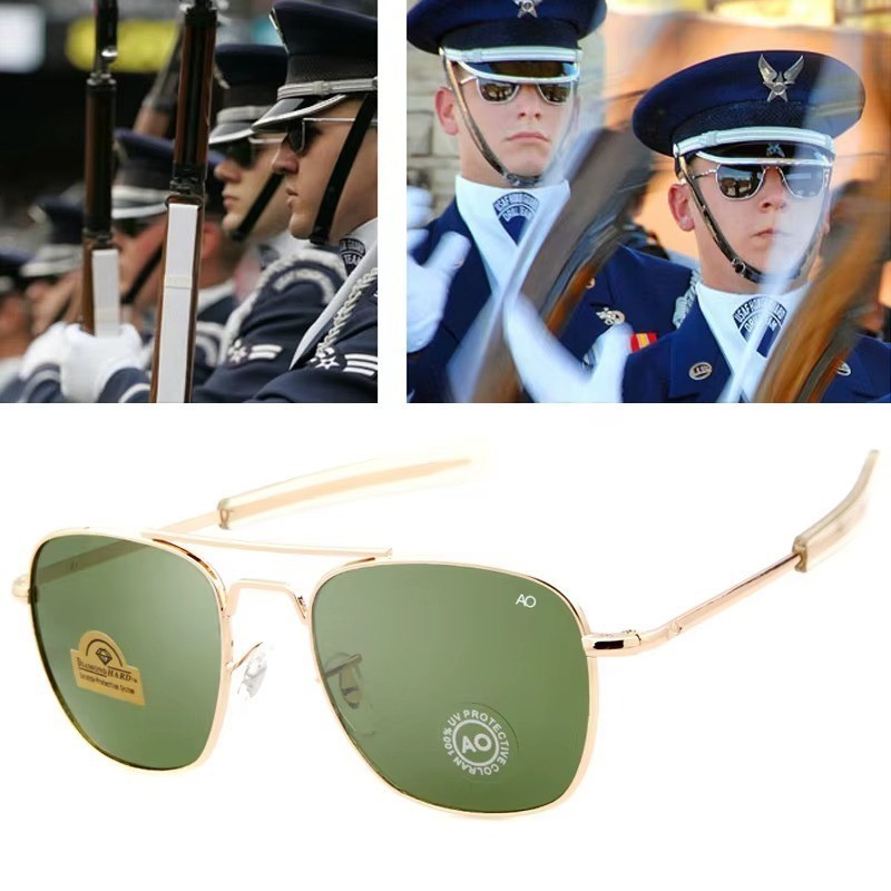 Aviator Sunglasses Premium Military Pilot Ultraviolet Mens Polarized Sunglasses