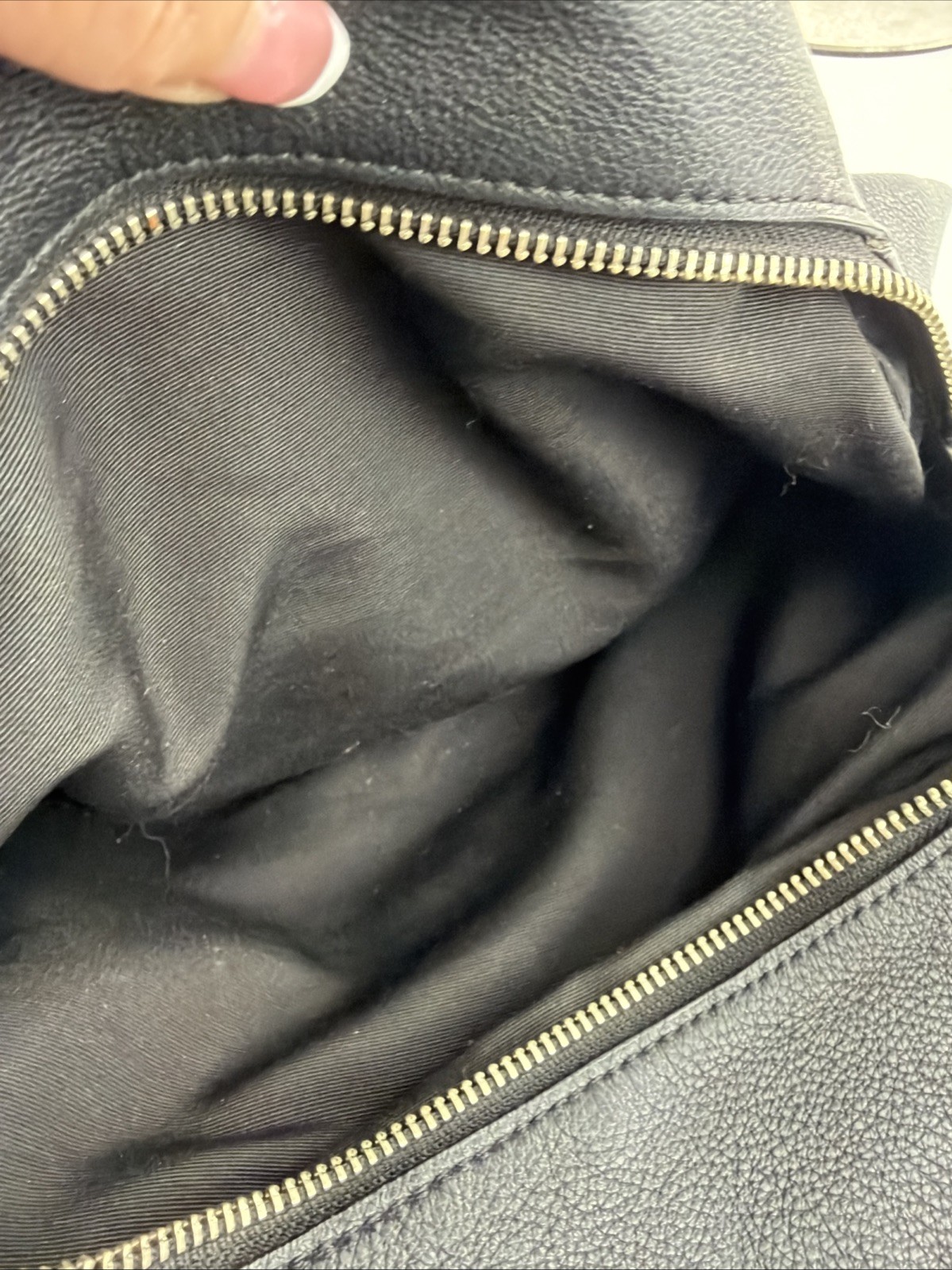 Coach Black Pebbled Leather Madison Phoebe Shoulder Bag Handbag Silver Accents