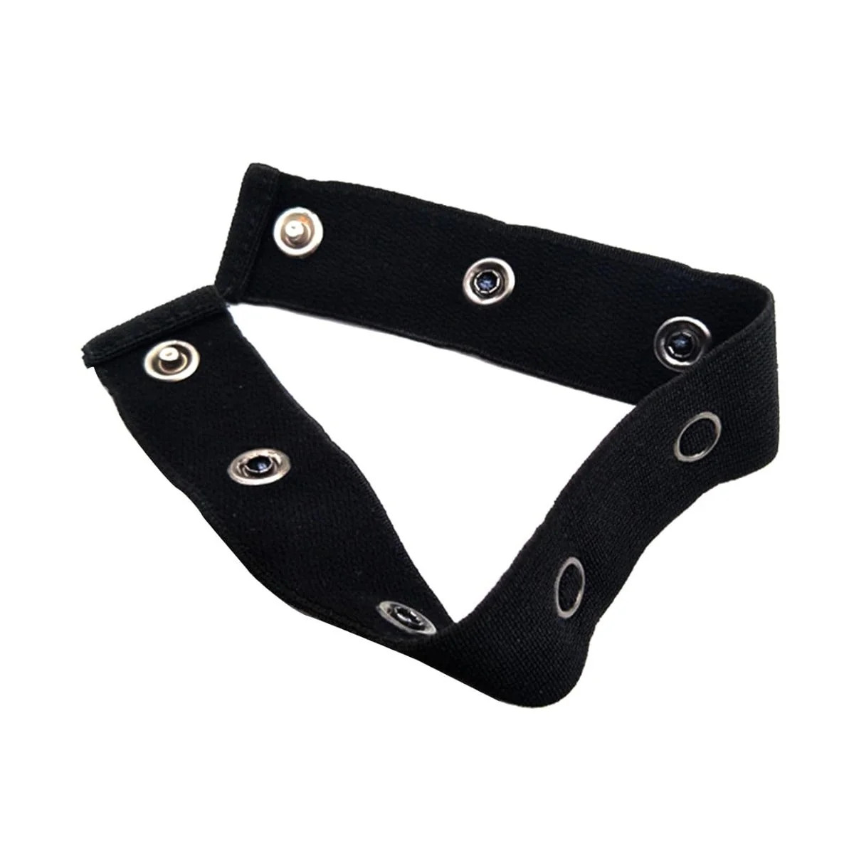 Elastic Stretch Waist Belt Jeans Pants Waist Extenders Adjustable Button for