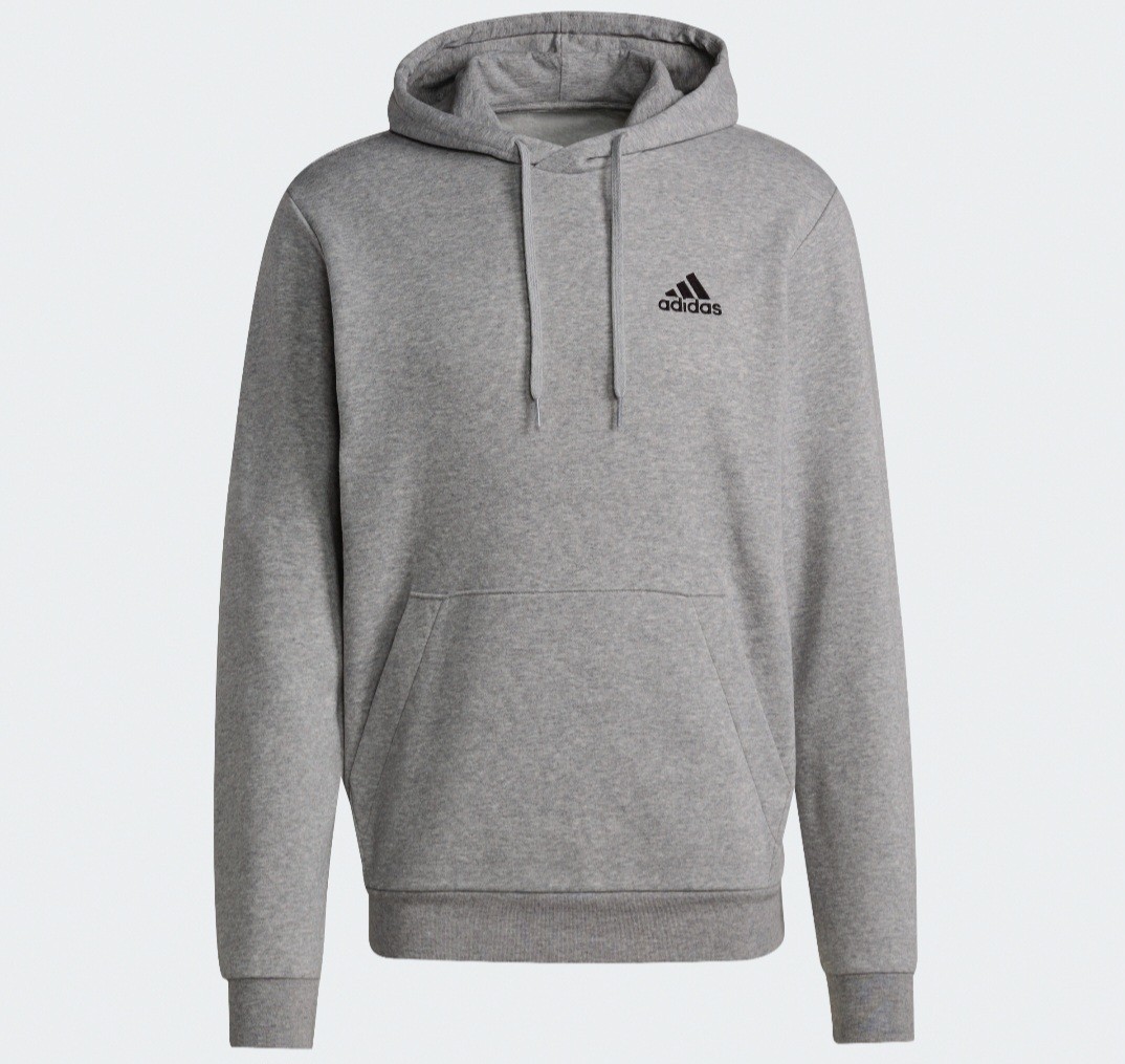 Adidas Men’s Essentials Fleece Hoodie (Medium)