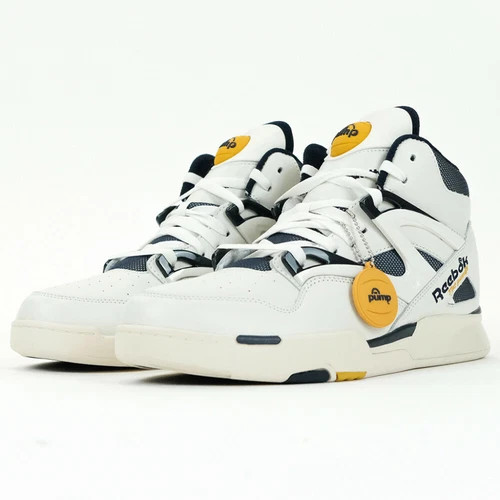 Reebok Pump Omni Zone 2 Chalk White Blue GY5301 Men’s Size