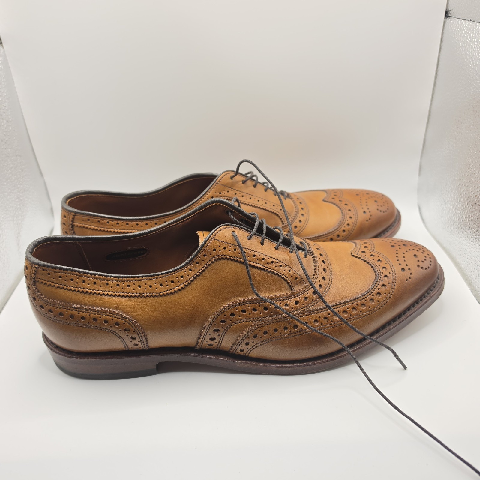 ALLEN EDMONDS McAllister Bench Welt 6235 Wingtip Brogue Brown Men Sz D 10
