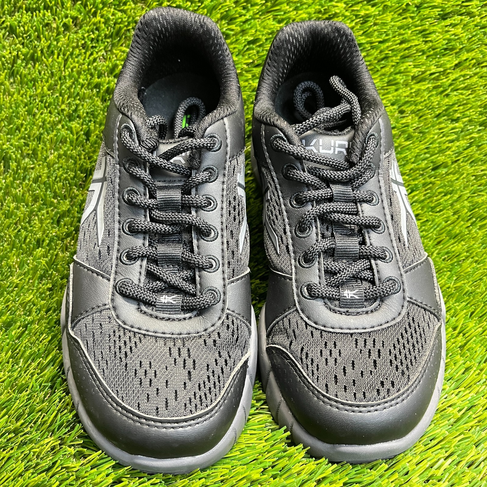 Kuru Quantum 2.0 Womens Size 5.5D Jet Black Gray Athletic Running Shoes Sneakers