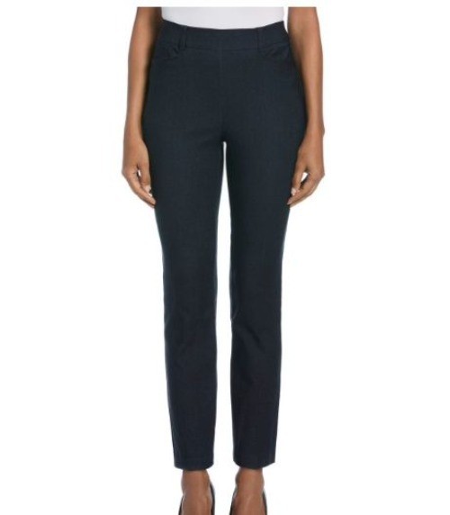 Rafaella Women’s Pants 4 Pull-On Stretch Pant Indigo Rinse Blue Size 4