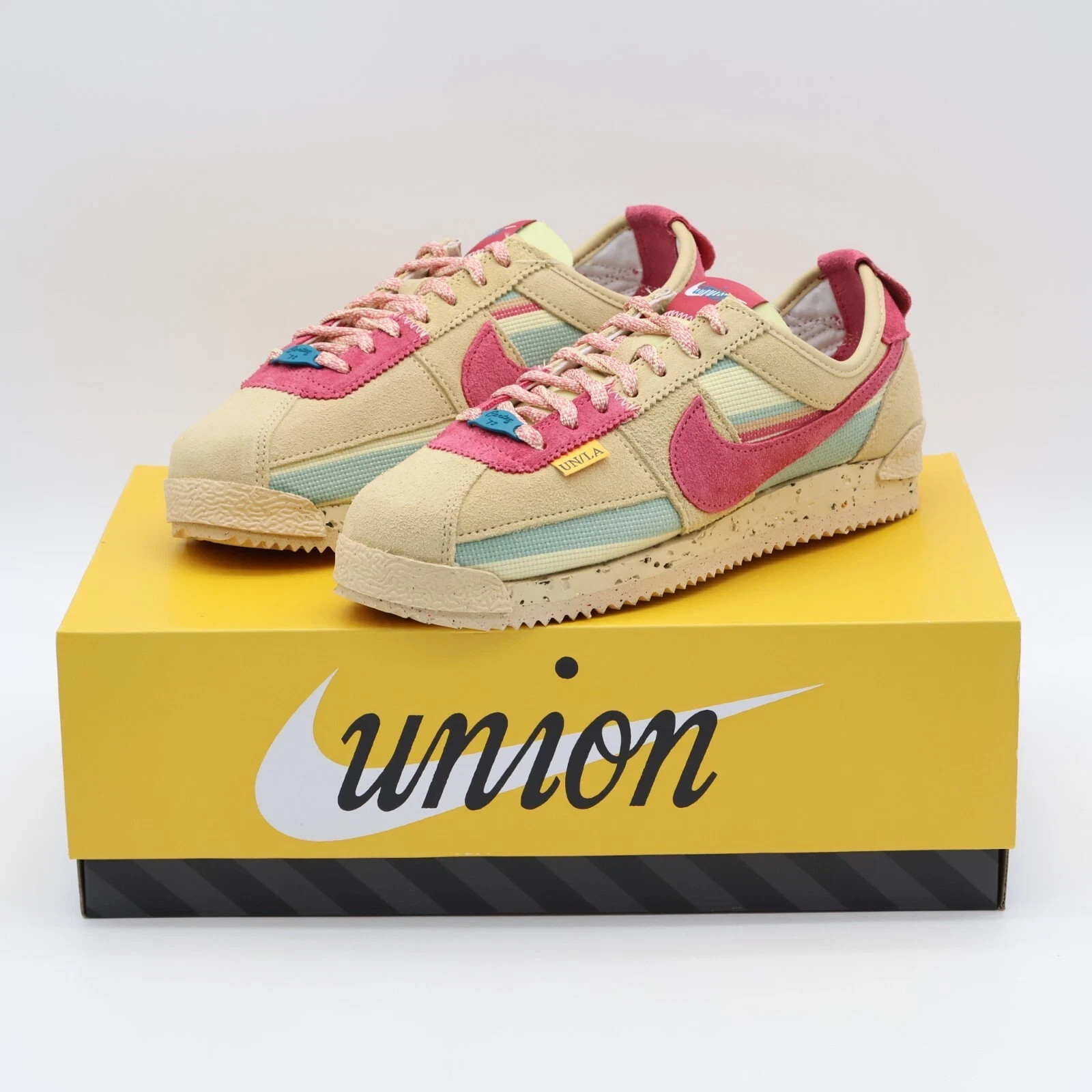 Union LA x Nike Cortez SP Sesame Pink Clay Dutch Green – Men Size 10