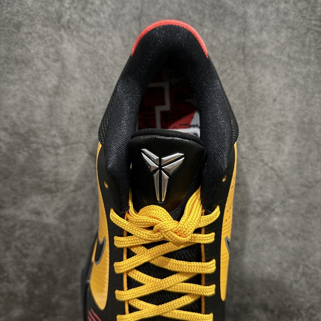 New NK Zoom Kobe ZK5 “Bruce Lee” Yellow Black Mens Womens Athletic Shoes