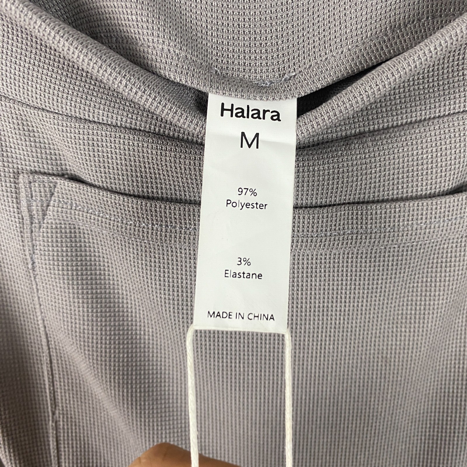 Halara Pockets Waffle Casual Overalls Size Medium Gray Pockets Wide Leg