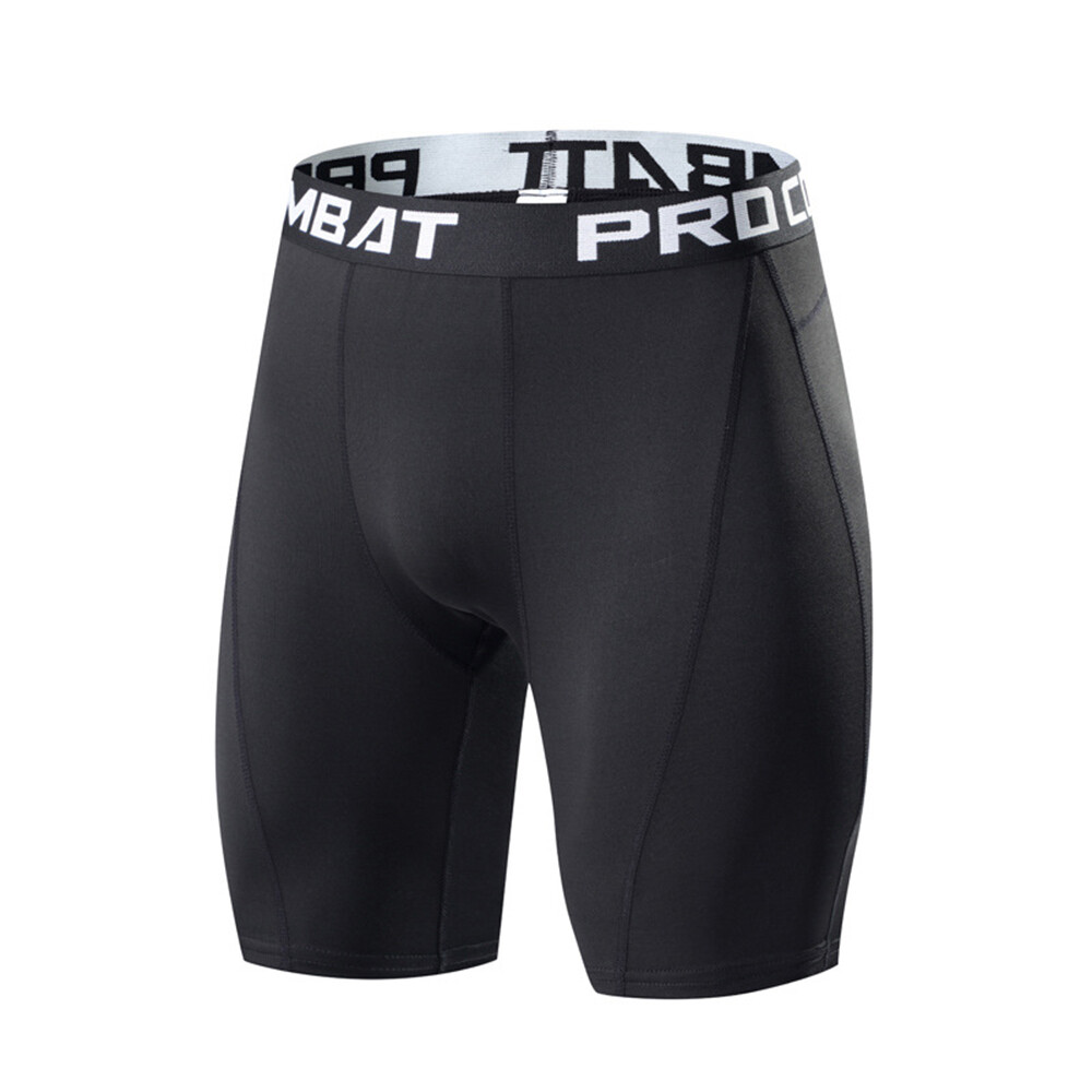 3 Pcs Mens Shorts Sport Shorts Athletic Workout Gym Base Layer Underwear S-3XL
