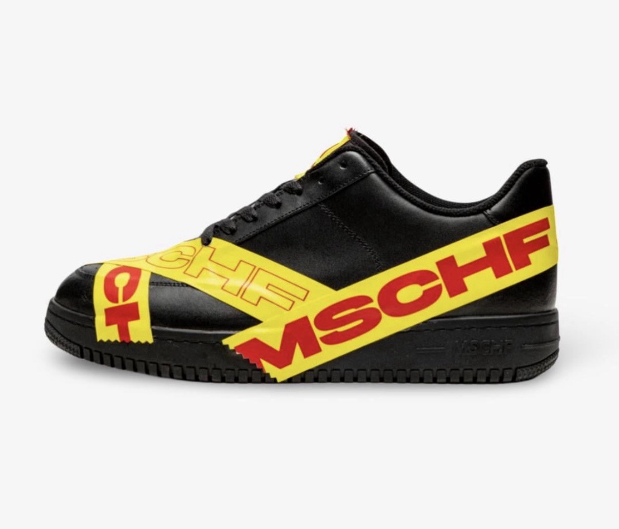 MSCHF Limited Edition TAP3 Black and Yellow Shoes Size 9M/10.5W | MSCHF_007 |NIB