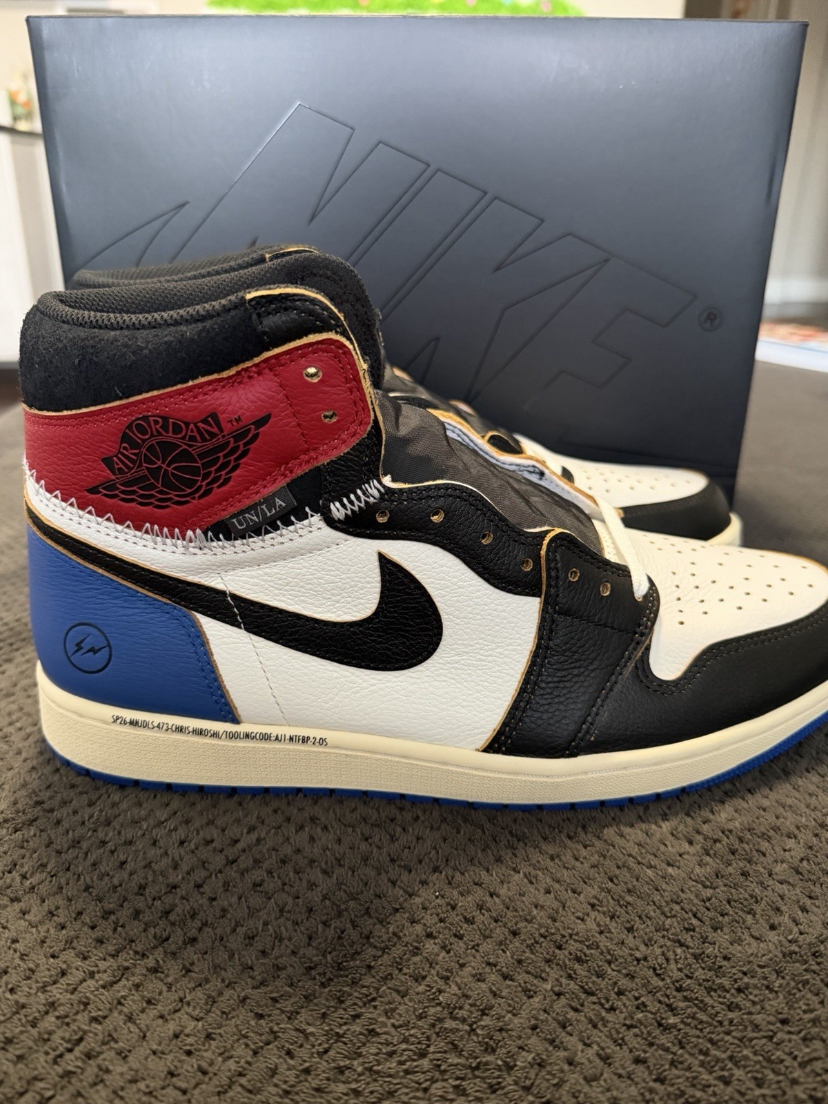 Size 12 – Jordan 1 Retro OG High Union X Fragment LA