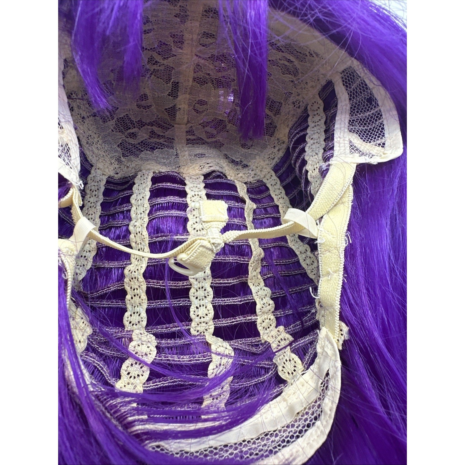 Wig Purple Bob Style Synthetic Fiber Mardi Gras Costume Cos Play Halloween Wig