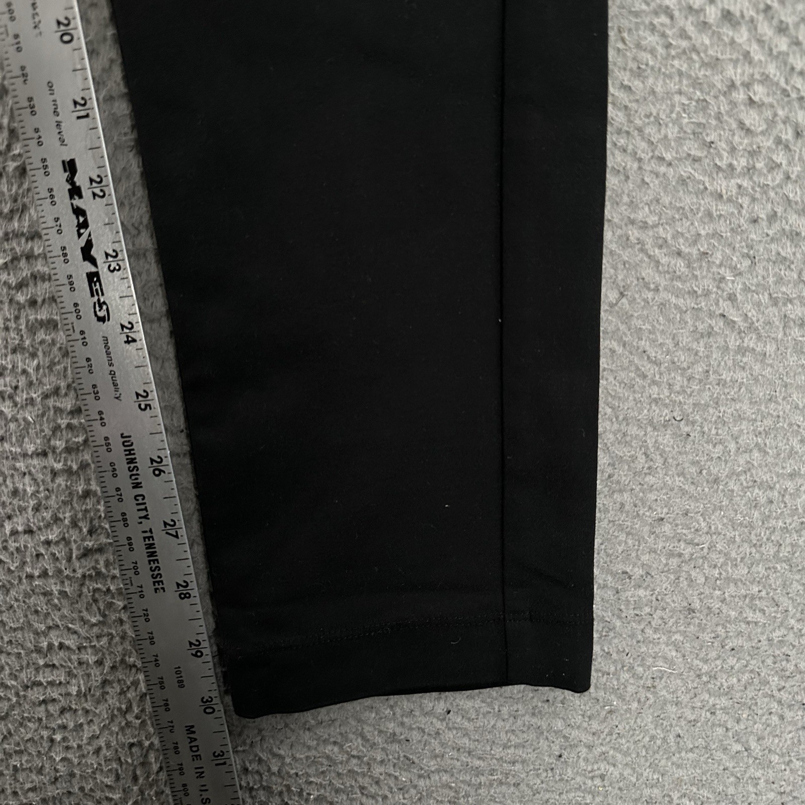 Paskho Womens Pants Black Size XS Mid Rise Tapered Made In USA