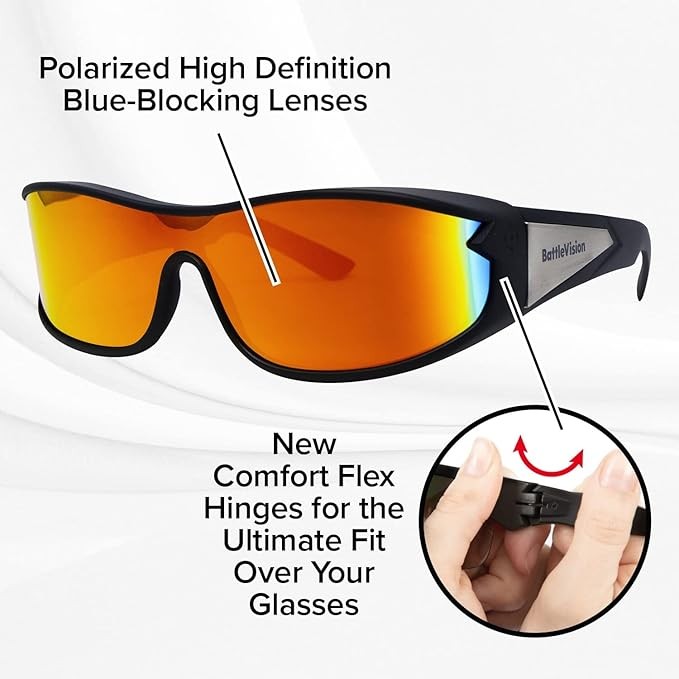 Battle Vision Wrap Around Sunglasses