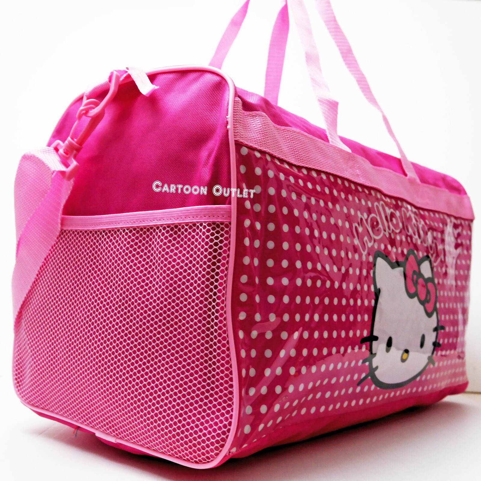 Sanrio Hello Kitty Duffel Bag Carry On Overnight Travel Pink Tote 18″ Dance Bag