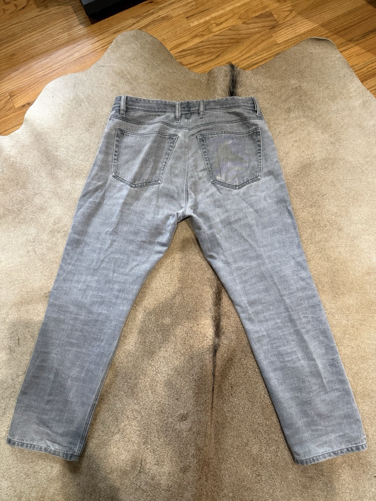 Todd Shelton Men’s Gray Straight Mid Rise Denim Jeans *Read Below*