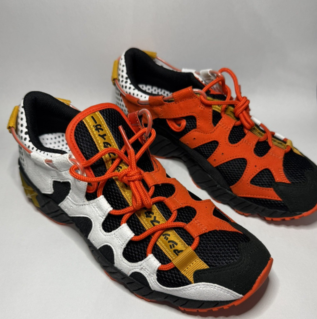 Men’s Size 7.5 – ASICS Gel Mai Happy Chaos – Black / Orange (no box)