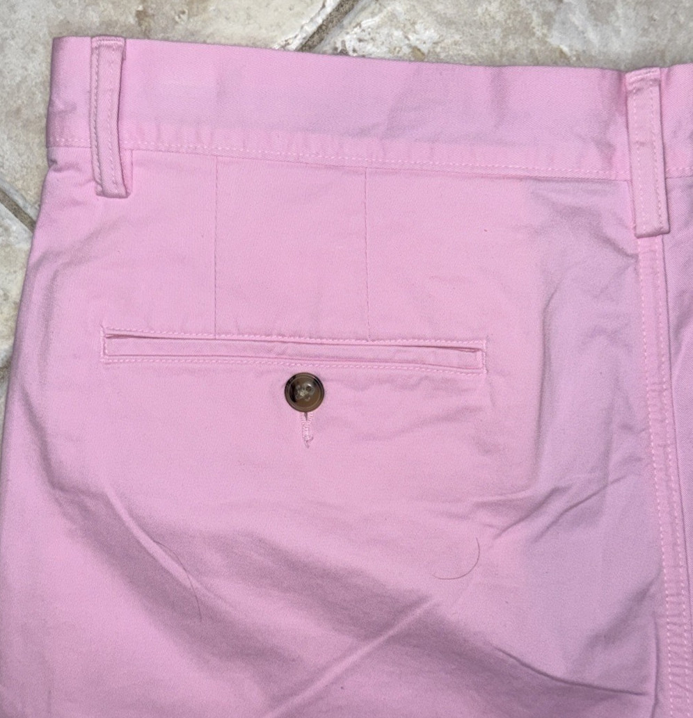 Polo Ralph Lauren Mens 33 Stretch Classic Fit 7″ Shorts Pink w/ Blue Pony NWT