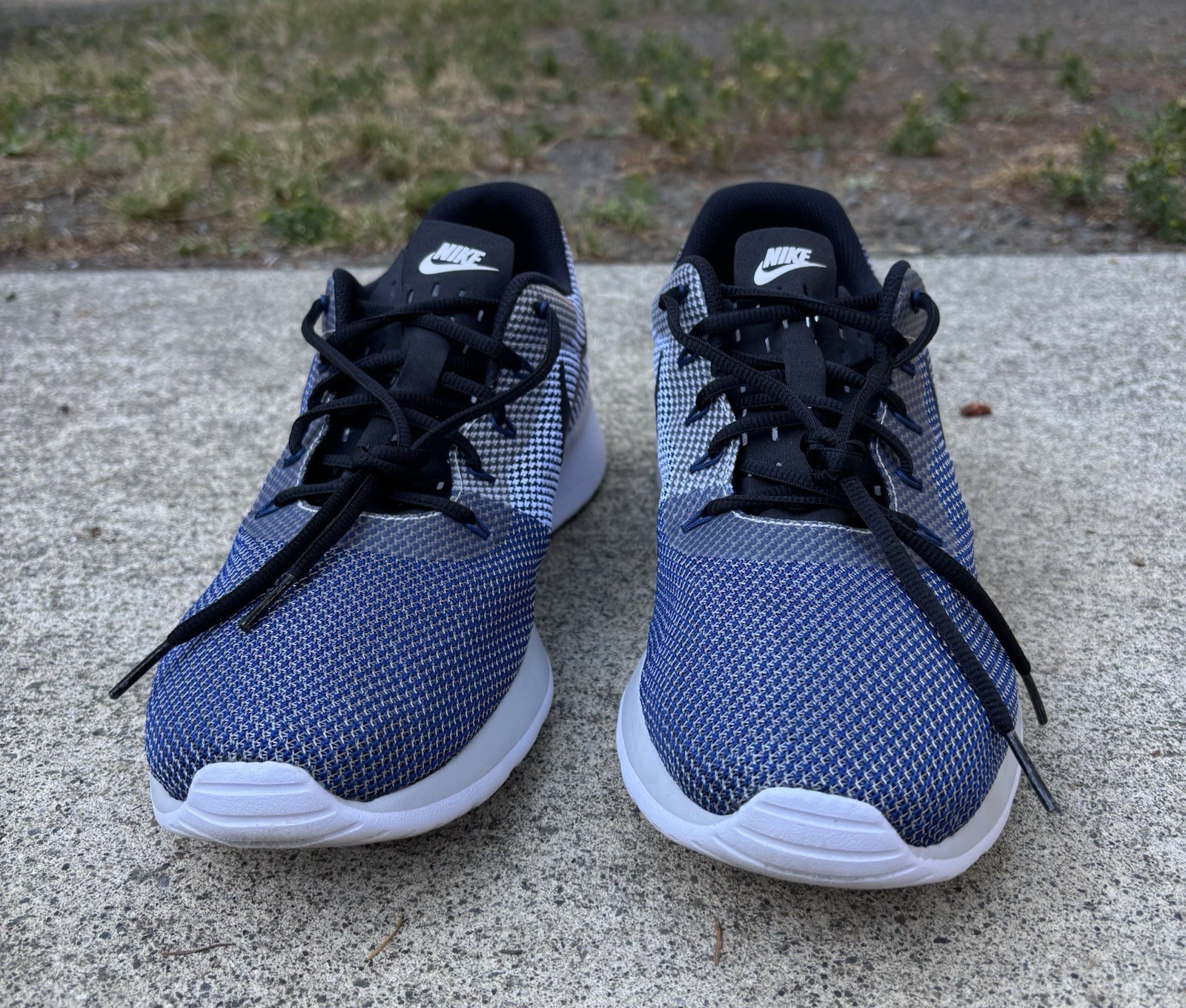 Nike Tanjun Racer Vast Grey Black White Sneakers Men’s 13 EUC