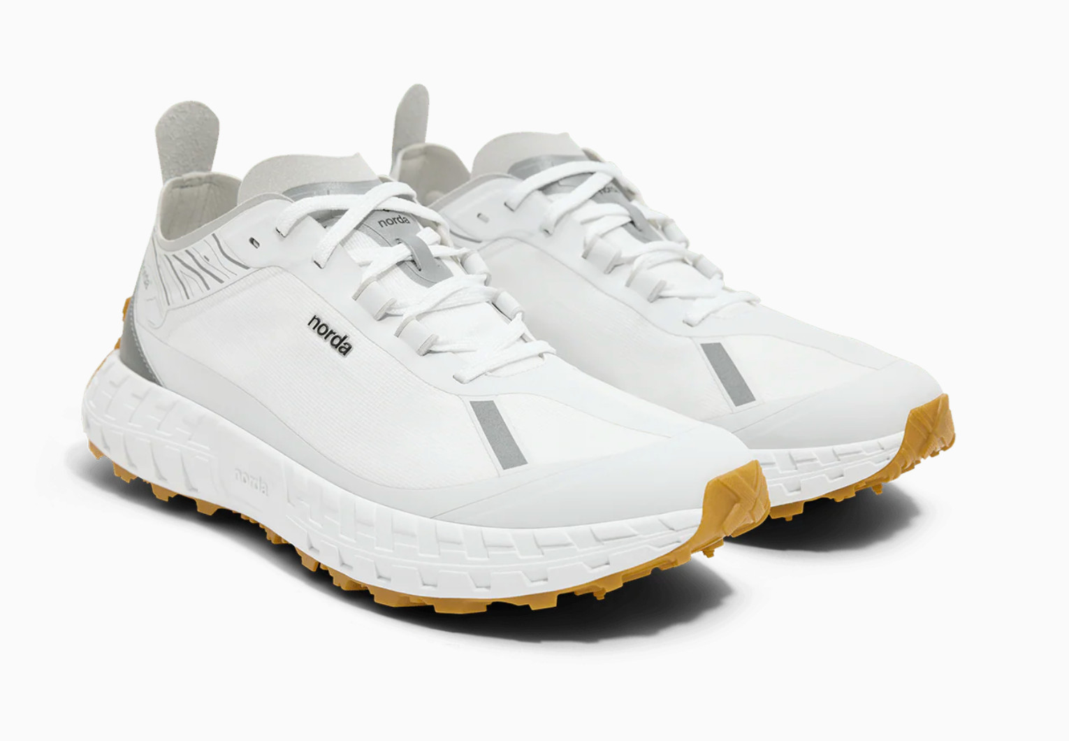 NEW NORDA 001A WHITE/GUM – MS 10 – VIBRAM 001A Trail Running – NEW MODEL!