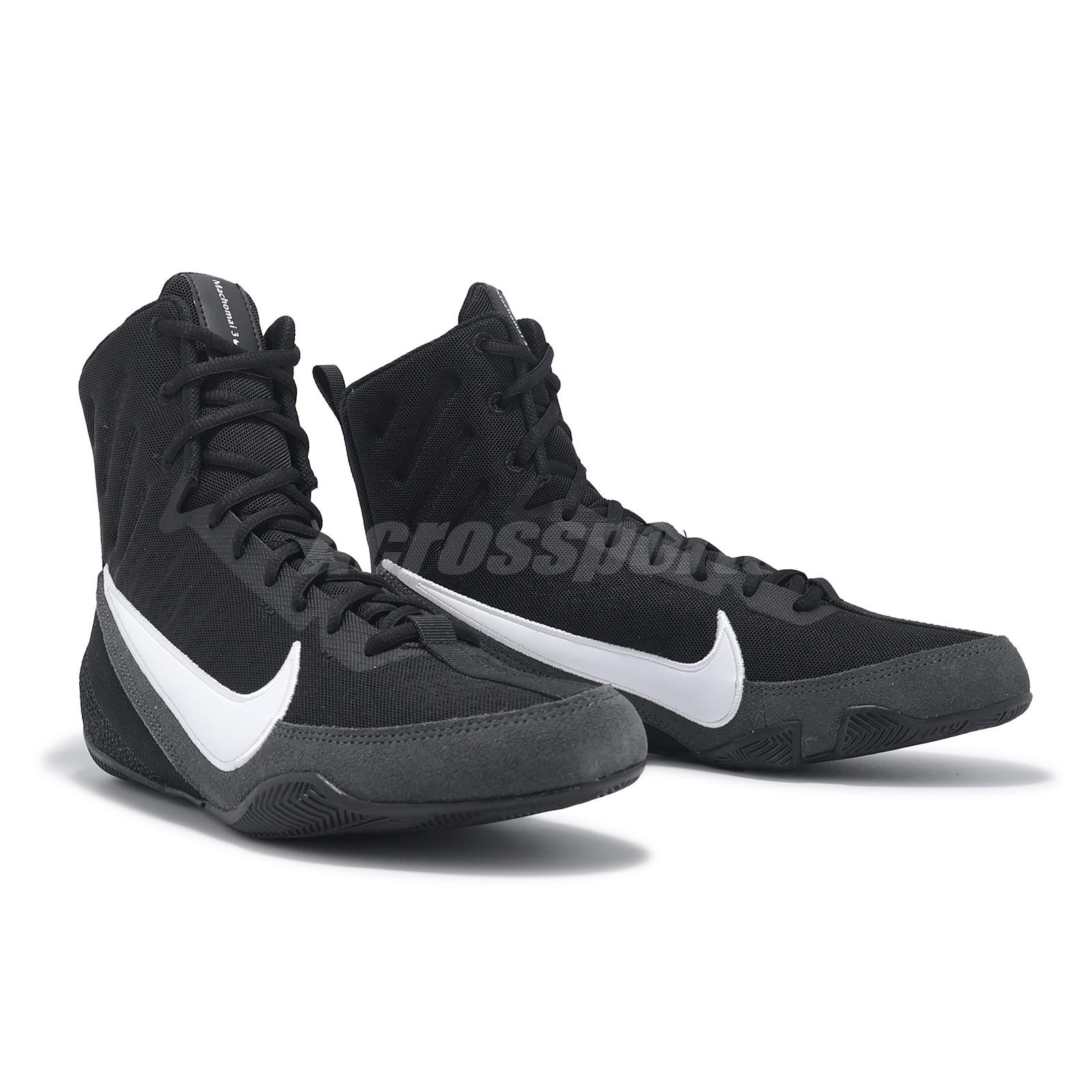 Nike Machomai 3 Black White Men Cross Training Boxing Shoes HF7333-001