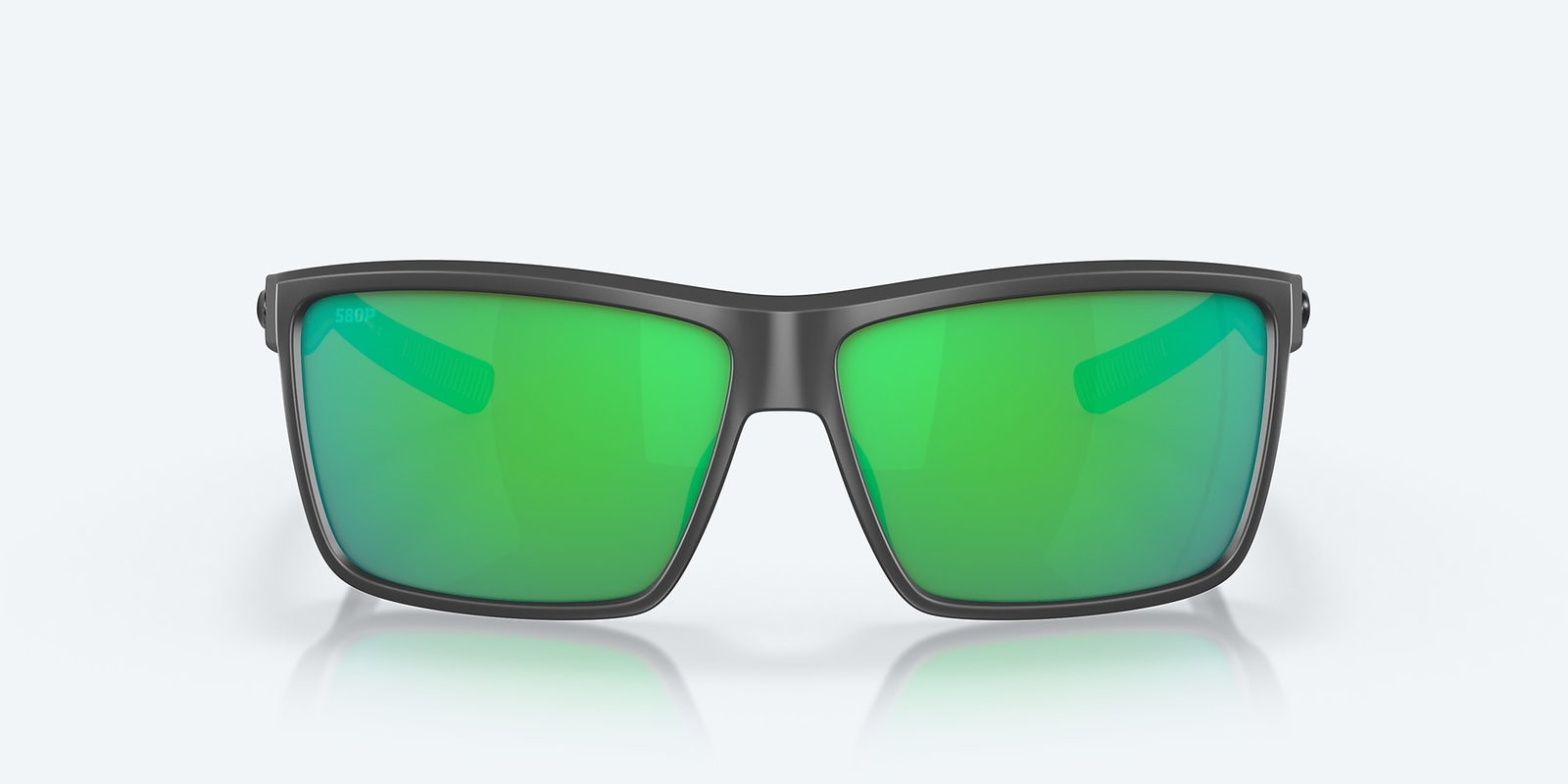 COSTA DEL MAR RINCONCITO MATTE GRAY GREEN MIRROR 580P POLARIZED 60 mm SUNGLASSES