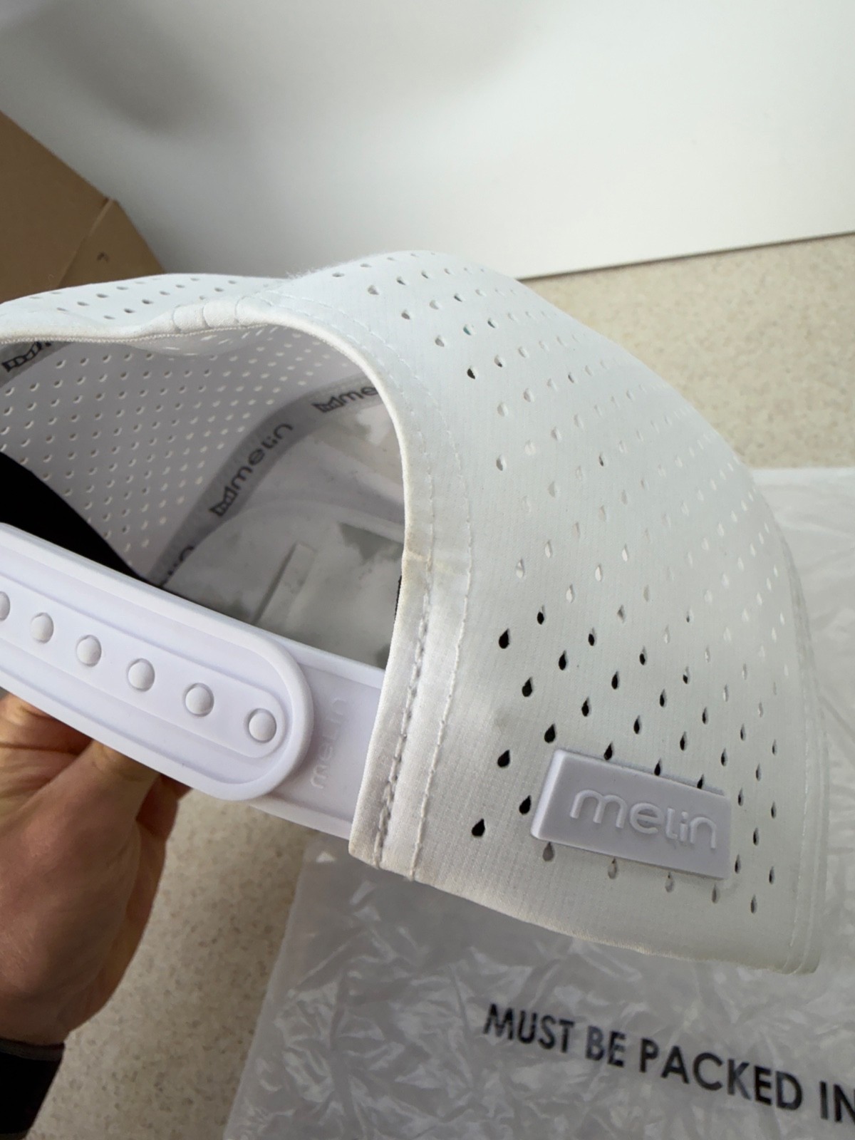 Limited Edition Melin Hydro Coronado Brick Hat WHWH – WHITE ON WHITE – XL