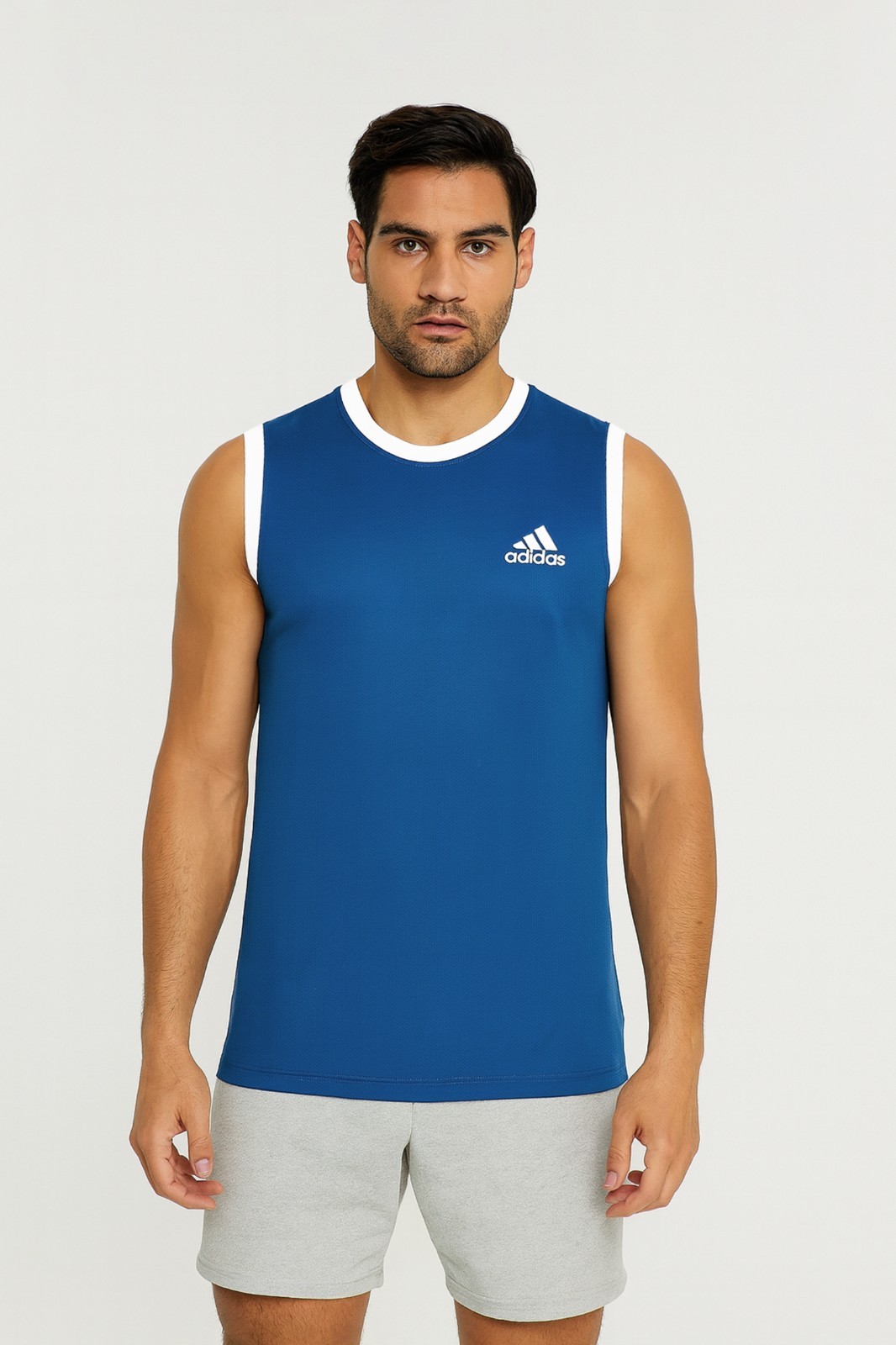 Adidas Men’s Performance Mesh Tank Top – Original | Sleeveless Sports Shirt