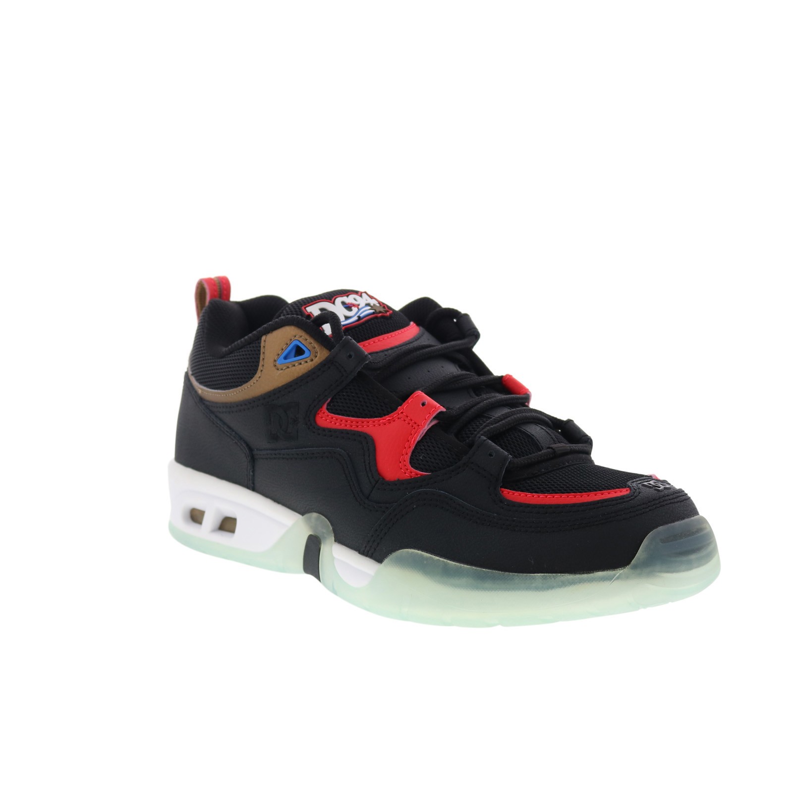 DC Truth OG ADYS100760-XKRB Mens Black Skate Inspired Sneakers Shoes