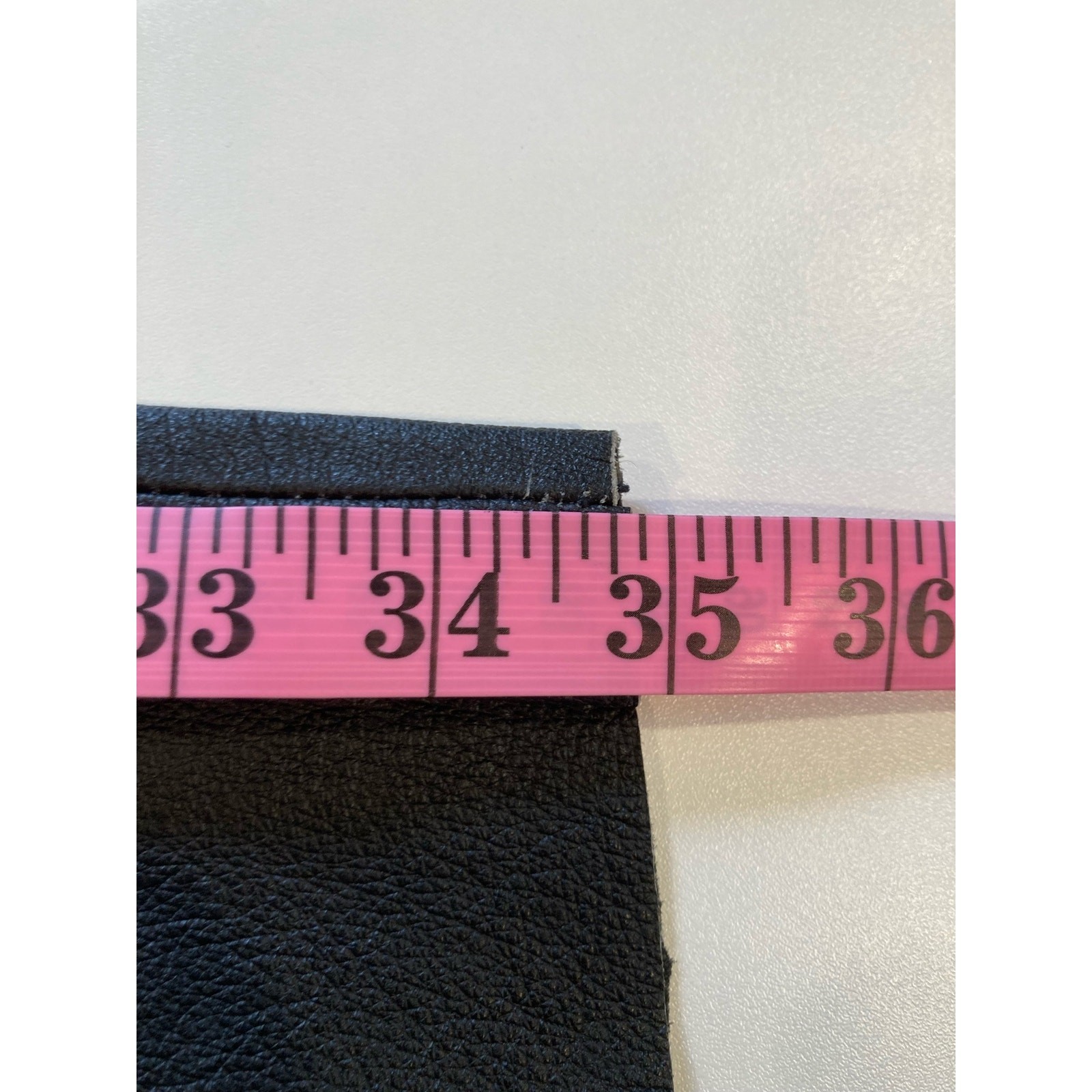 TDC Leather Collection Genuine Leather Pants Sz 34 NWOT